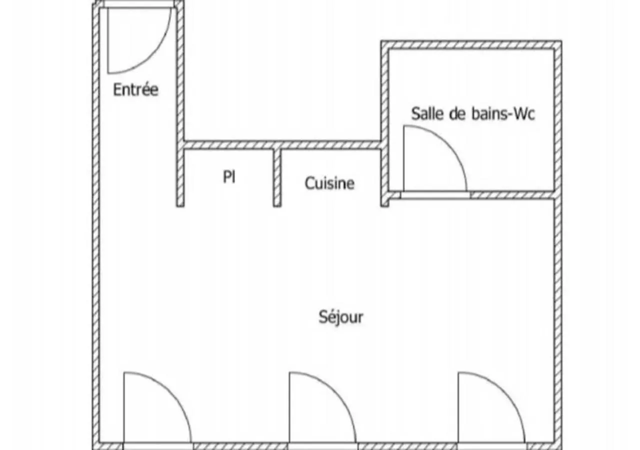 Appartement Studio Brique Bleue avec Parking Privé à Toulouse